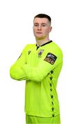 13 February 2024; Goalkeeper Jack Harrington poses for a portrait during a Longford Town FC squad portraits session at John Hyland Park in Baldonnell, Dublin. Photo by Stephen McCarthy/Sportsfile
