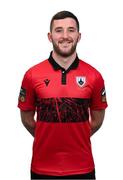 13 February 2024; Oisin Hand poses for a portrait during a Longford Town FC squad portraits session at John Hyland Park in Baldonnell, Dublin. Photo by Stephen McCarthy/Sportsfile