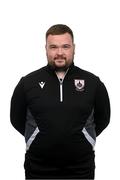 13 February 2024; Sports therapist Cian Lennon poses for a portrait during a Longford Town FC squad portraits session at John Hyland Park in Baldonnell, Dublin. Photo by Stephen McCarthy/Sportsfile