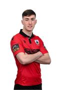 13 February 2024; Francis Campbell poses for a portrait during a Longford Town FC squad portraits session at John Hyland Park in Baldonnell, Dublin. Photo by Stephen McCarthy/Sportsfile