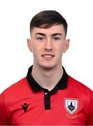 13 February 2024; Francis Campbell poses for a portrait during a Longford Town FC squad portraits session at John Hyland Park in Baldonnell, Dublin. Photo by Stephen McCarthy/Sportsfile