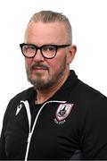 13 February 2024; Manager Stephen Henderson poses for a portrait during a Longford Town FC squad portraits session at John Hyland Park in Baldonnell, Dublin. Photo by Stephen McCarthy/Sportsfile