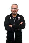 13 February 2024; Manager Stephen Henderson poses for a portrait during a Longford Town FC squad portraits session at John Hyland Park in Baldonnell, Dublin. Photo by Stephen McCarthy/Sportsfile