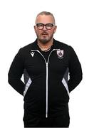 13 February 2024; Manager Stephen Henderson poses for a portrait during a Longford Town FC squad portraits session at John Hyland Park in Baldonnell, Dublin. Photo by Stephen McCarthy/Sportsfile