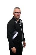 13 February 2024; Manager Stephen Henderson poses for a portrait during a Longford Town FC squad portraits session at John Hyland Park in Baldonnell, Dublin. Photo by Stephen McCarthy/Sportsfile