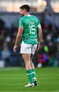 11 February 2024; Hugo Keenan of Ireland is substituted due to injury during the Guinness Six Nations Rugby Championship match between Ireland and Italy at the Aviva Stadium in Dublin. Photo by Piaras Ó Mídheach/Sportsfile