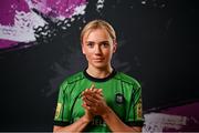 14 February 2024; Erica Burke poses for a portrait during a Peamount United FC squad portraits at PRL Park in Greenogue, Dublin. Photo by David Fitzgerald/Sportsfile