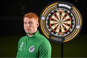 15 February 2024; Rory Gaffney poses for a portrait during a Shamrock Rovers media event at Roadstone Group Sports Club in Dublin. Photo by David Fitzgerald/Sportsfile