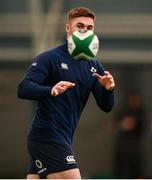 15 February 2024; Jack Crowley during an Ireland Rugby squad training session at the IRFU High Performance Centre at the Sport Ireland Campus in Dublin. Photo by David Fitzgerald/Sportsfile