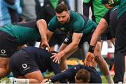 15 February 2024; Robbie Henshaw during an Ireland Rugby squad training session at the IRFU High Performance Centre at the Sport Ireland Campus in Dublin. Photo by David Fitzgerald/Sportsfile