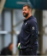 15 February 2024; Head coach Andy Farrell during an Ireland Rugby squad training session at the IRFU High Performance Centre at the Sport Ireland Campus in Dublin. Photo by David Fitzgerald/Sportsfile