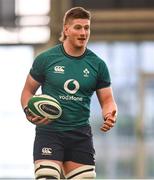 15 February 2024; Joe McCarthy during an Ireland Rugby squad training session at the IRFU High Performance Centre at the Sport Ireland Campus in Dublin. Photo by David Fitzgerald/Sportsfile