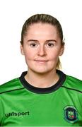14 February 2024; Erin McLaughlin poses for a portrait during a Peamount United FC squad portraits at PRL Park in Greenogue, Dublin. Photo by Tyler Miller/Sportsfile