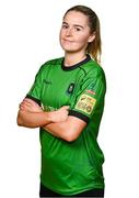 14 February 2024; Erin McLaughlin poses for a portrait during a Peamount United FC squad portraits at PRL Park in Greenogue, Dublin. Photo by Tyler Miller/Sportsfile