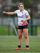 15 February 2024; Leah Irwin of Ulster during the U18 Girls Interprovincial semi-final match between Ulster and Connacht at Terenure College RFC in Dublin. Photo by Seb Daly/Sportsfile