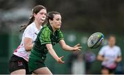 15 February 2024; Meabh Flannery of Connacht during the U18 Girls Interprovincial semi-final match between Ulster and Connacht at Terenure College RFC in Dublin. Photo by Seb Daly/Sportsfile
