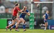 15 February 2024; Meghan Crilly of Munster during the U18 Girls Interprovincial semi-final match between Leinster and Munster at Terenure College RFC in Dublin. Photo by Seb Daly/Sportsfile
