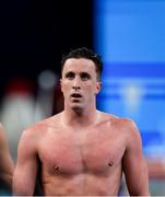 16 February 2024; Max McCusker of Ireland after competing in the Men's 100m butterfly heats during day six of the World Aquatics Championships 2024 at the Aspire Dome in Doha, Qatar. Photo by Ian MacNicol/Sportsfile