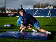 12 January 2024; Tommy O'Brien during a Leinster Rugby captain's run at the RDS Arena in Dublin. Photo by Harry Murphy/Sportsfile