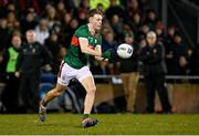 3 February 2024; Donnacha McHugh of Mayo during the Allianz Football League Division 1 match between Mayo and Dublin at Hastings Insurance MacHale Park in Castlebar, Mayo. Photo by Stephen McCarthy/Sportsfile