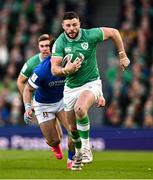 11 February 2024; Robbie Henshaw of Ireland during the Guinness Six Nations Rugby Championship match between Ireland and Italy at the Aviva Stadium in Dublin. Photo by Ben McShane/Sportsfile