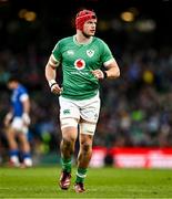 11 February 2024; Josh van der Flier of Ireland during the Guinness Six Nations Rugby Championship match between Ireland and Italy at the Aviva Stadium in Dublin. Photo by Ben McShane/Sportsfile