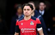 11 February 2024; Ange Capuozzo of Italy before the Guinness Six Nations Rugby Championship match between Ireland and Italy at the Aviva Stadium in Dublin. Photo by Ben McShane/Sportsfile