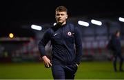 16 February 2024; Edward McGinty of Sligo Rovers before the SSE Airtricity Men's Premier Division match between Bohemians and Sligo Rovers at Dalymount Park in Dublin. Photo by David Fitzgerald/Sportsfile
