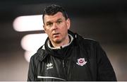16 February 2024; Drogheda United manager Kevin Doherty before the SSE Airtricity Men's Premier Division match between Derry City and Drogheda United at The Ryan McBride Brandywell Stadium in Derry. Photo by Ramsey Cardy/Sportsfile