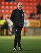 16 February 2024; Derry City assistant manager Paul Hegarty before the SSE Airtricity Men's Premier Division match between Derry City and Drogheda United at The Ryan McBride Brandywell Stadium in Derry. Photo by Ramsey Cardy/Sportsfile
