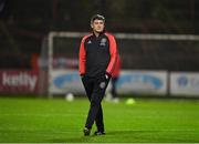 16 February 2024; Bohemians manager Declan Devine before the SSE Airtricity Men's Premier Division match between Bohemians and Sligo Rovers at Dalymount Park in Dublin. Photo by Stephen Marken/Sportsfile