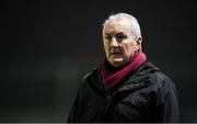16 February 2024; Galway United manager John Caulfield during the SSE Airtricity Men's Premier Division match between Galway United and St Patrick's Athletic at Eamonn Deacy Park in Galway. Photo by Seb Daly/Sportsfile