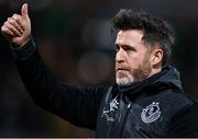 16 February 2024; Shamrock Rovers manager Stephen Bradley after the SSE Airtricity Men's Premier Division match between Shamrock Rovers and Dundalk at Tallaght Stadium in Dublin. Photo by Stephen McCarthy/Sportsfile