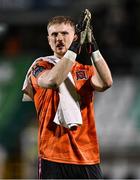 16 February 2024; Dundalk goalkeeper George Shelvey after the SSE Airtricity Men's Premier Division match between Shamrock Rovers and Dundalk at Tallaght Stadium in Dublin. Photo by Ben McShane/Sportsfile