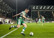 16 February 2024; Sean Hoare of Shamrock Rovers during the SSE Airtricity Men's Premier Division match between Shamrock Rovers and Dundalk at Tallaght Stadium in Dublin. Photo by Stephen McCarthy/Sportsfile