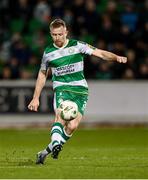 16 February 2024; Sean Hoare of Shamrock Rovers during the SSE Airtricity Men's Premier Division match between Shamrock Rovers and Dundalk at Tallaght Stadium in Dublin. Photo by Stephen McCarthy/Sportsfile