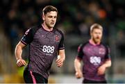 16 February 2024; Jamie Gullan of Dundalk during the SSE Airtricity Men's Premier Division match between Shamrock Rovers and Dundalk at Tallaght Stadium in Dublin. Photo by Stephen McCarthy/Sportsfile
