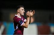 16 February 2024; Edward McCarthy of Galway United during the SSE Airtricity Men's Premier Division match between Galway United and St Patrick's Athletic at Eamonn Deacy Park in Galway. Photo by Seb Daly/Sportsfile