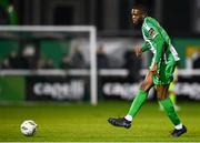 16 February 2024; Cole Omorehiomwan of Bray Wanderers during the SSE Airtricity Men's First Division match between Bray Wanderers and UCD at Carlisle Grounds in Bray, Wicklow. Photo by Tyler Miller/Sportsfile