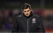 16 February 2024; Bohemians manager Declan Devine during the SSE Airtricity Men's Premier Division match between Bohemians and Sligo Rovers at Dalymount Park in Dublin. Photo by Stephen Marken/Sportsfile
