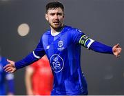 16 February 2024; Barry Baggley of Waterford during the SSE Airtricity Men's Premier Division match between Waterford and Shelbourne at the Regional Sports Centre in Waterford. Photo by Harry Murphy/Sportsfile