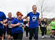 17 February 2024; RTE Presenter Kathryn Thomas, right, and Michelle Rogan during the Operation Transformation 5K at Phoenix Park in Dublin. Photo by David Fitzgerald/Sportsfile