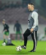 16 February 2024; Cork City coach Richie Holland before the SSE Airtricity Men's First Division match between Cork City and Kerry FC at Turner's Cross in Cork. Photo by Brendan Moran/Sportsfile