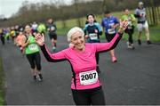 17 February 2024; Bernadette McDermott during the Operation Transformation 5K at Phoenix Park in Dublin. Photo by David Fitzgerald/Sportsfile
