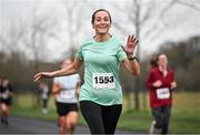 17 February 2024; Marian Kavanagh during the Operation Transformation 5K at Phoenix Park in Dublin. Photo by David Fitzgerald/Sportsfile