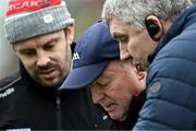 17 February 2024; Cork manager John Cleary, centre, with his selectors James Loughrey, left, and Kevin Walsh before the Allianz Football League Division 2 match between Cork and Cavan at SuperValu Páirc Ui Chaoimh in Cork. Photo by Piaras Ó Mídheach/Sportsfile