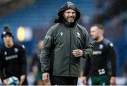 17 February 2024; Connacht head coach Pete Wilkins before the United Rugby Championship match between Cardiff and Connacht at Cardiff Arms Park in Cardiff, Wales. Photo by Gruff Thomas/Sportsfile