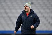 17 February 2024; Roscommon manager Davy Burke before the Allianz Football League Division 1 match between Dublin and Roscommon at Croke Park in Dublin. Photo by Stephen Marken/Sportsfile
