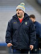 17 February 2024; Roscommon manager Davy Burke before the Allianz Football League Division 1 match between Dublin and Roscommon at Croke Park in Dublin. Photo by Stephen Marken/Sportsfile