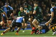 17 February 2024; Conor Oliver of Connacht in action during the United Rugby Championship match between Cardiff and Connacht at Cardiff Arms Park in Cardiff, Wales. Photo by Gruff Thomas/Sportsfile
